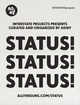 poster for "Status! Status! Status!" Exhibition