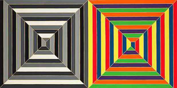 poster for Frank Stella "Geometric Variations"