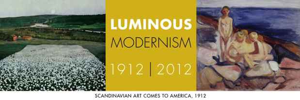 poster for "Luminous Modernism: 1912-2012" Exhibition