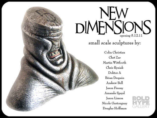 poster for "New Dimensions" Exhibition