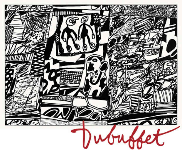 poster for Jean Dubuffet Exhibition