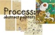 poster for "Process: Abstract Painters" Exhibition