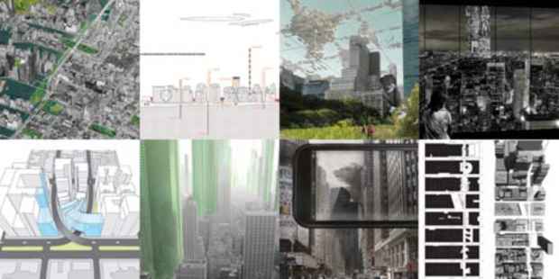 poster for "The Unfinished Grid: Design Speculations for Manhattan"