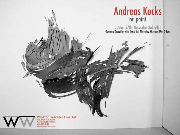 poster for Andreas Kocks "Re: Paint"