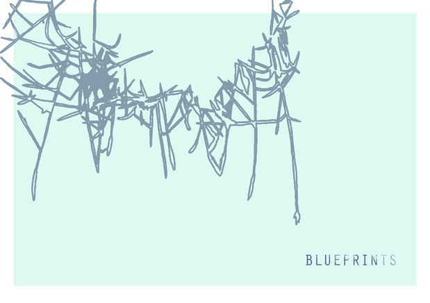 poster for "Blueprints" Exhibition