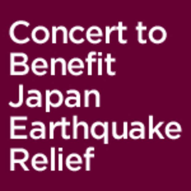 poster for "Concert to Benefit Japan Earthquake Relief"