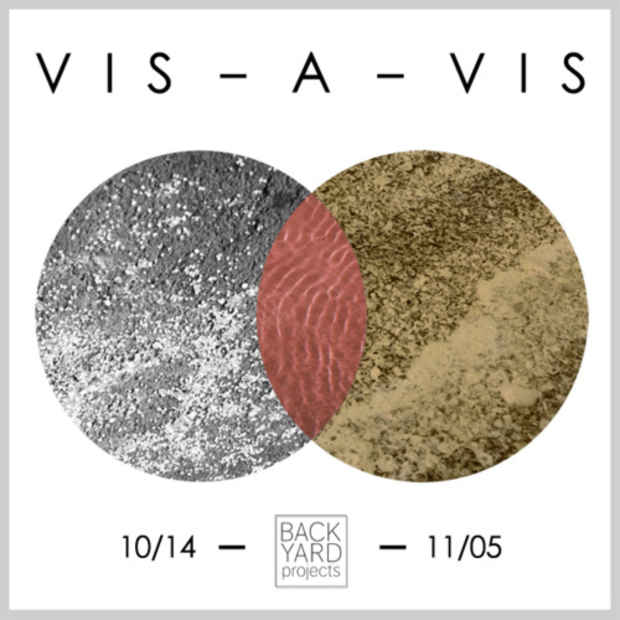 poster for "VIS-A-VIS" Exhibition