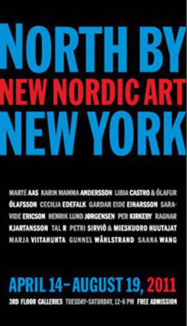 poster for "North by New York: New Nordic Art" Exhibition