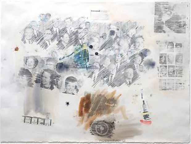 poster for Robert Rauschenberg "Transfer Drawings 1958-1969"