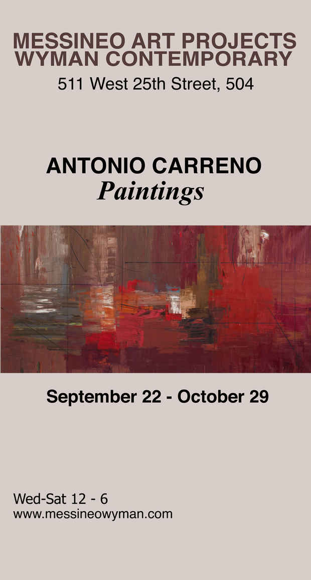 poster for Antonio Carreno Exhibition