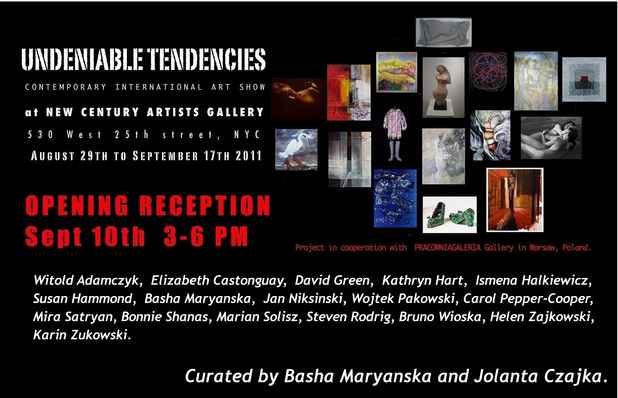 poster for "Undeniable Tendencies" Exhibition