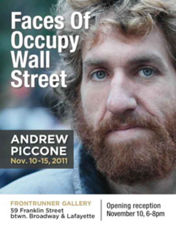 poster for Andrew Piccone "Faces Of Occupy Wall Street"