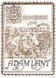 poster for Adam Dant "Bibliotheques and Brothels" 