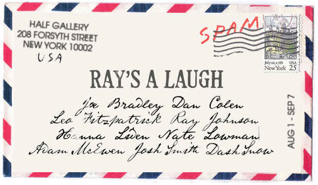 poster for "Ray's a Laugh" Exhibition