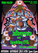 poster for "Inflorescence of Sparkling Evil" Exhibition