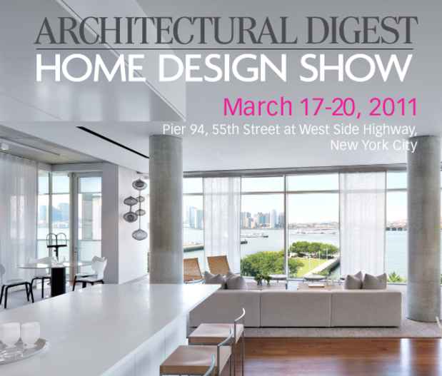 poster for "Architectural Digest Home Design Show"