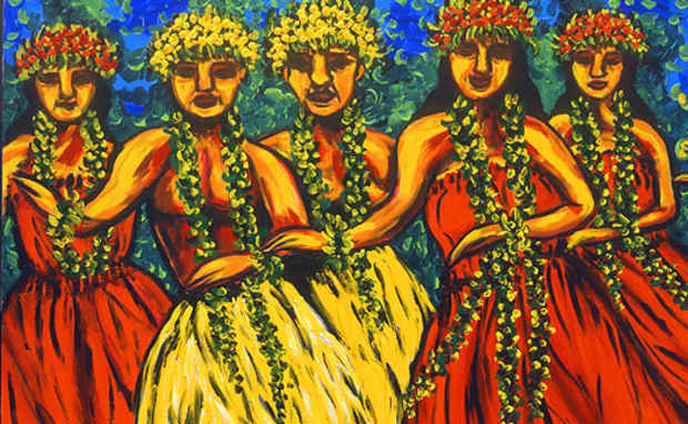 poster for Ana Tzarev "Spirit of Hawaii"