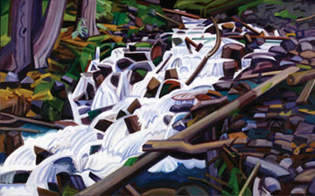 poster for David Mollet and Jessie Hedden "Alaska Abstractions and Landscape"