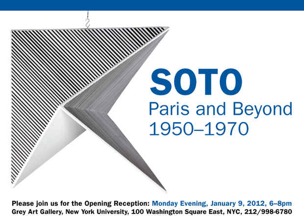 poster for "Soto: Paris and Beyond, 1950–1970" Exhibition