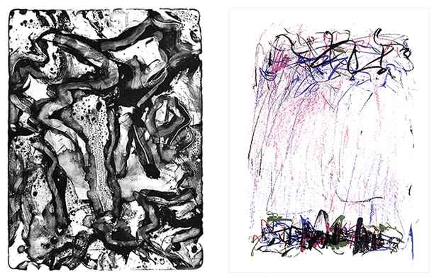 poster for Willem de Kooning & Joan Mitchell "Editions"