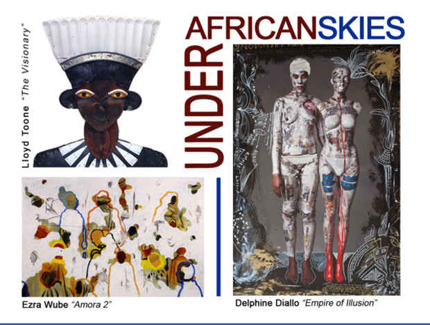 poster for "Under African Skies" Exhibiition