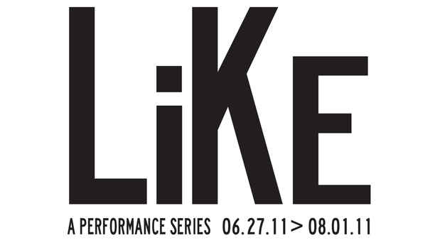poster for "Like" Exhibition