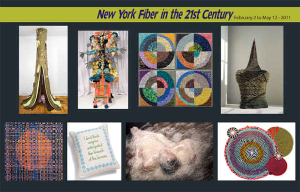 poster for "New York Fiber in the 21st Century" Exhibition