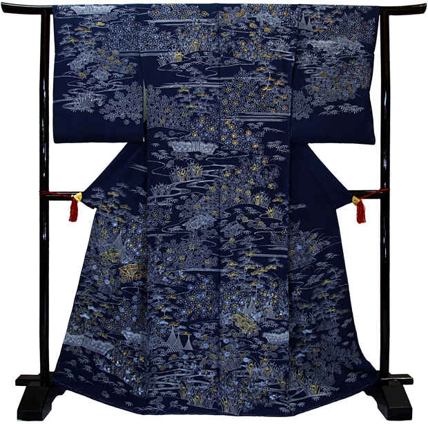 poster for Naoki Nomura "Original Kimono Exhibition: Hyakunin Issyu by Female Poets”