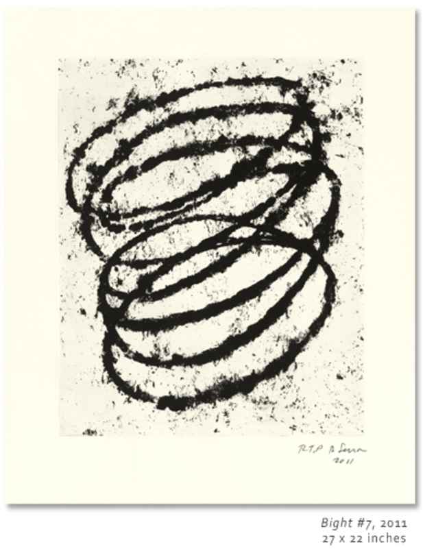 poster for Richard Serra "Bight & Ballast"