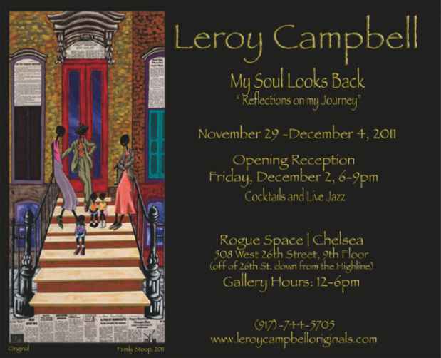 poster for Leroy Campbell "My Soul Looks Back"