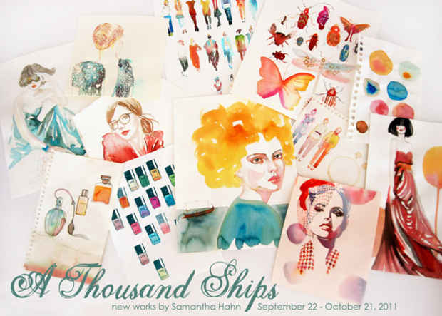 poster for Samantha Hahn "A Thousand Ships"