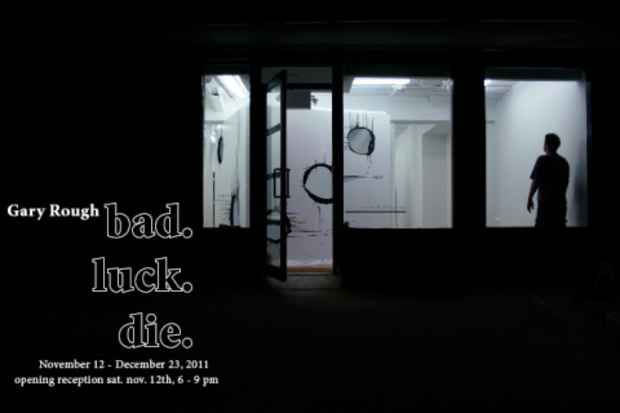 poster for Gary Rough "bad. luck. die."