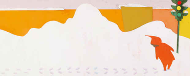poster for "The Snowy Day and the Art of Ezra Jack Keats" Exhibition
