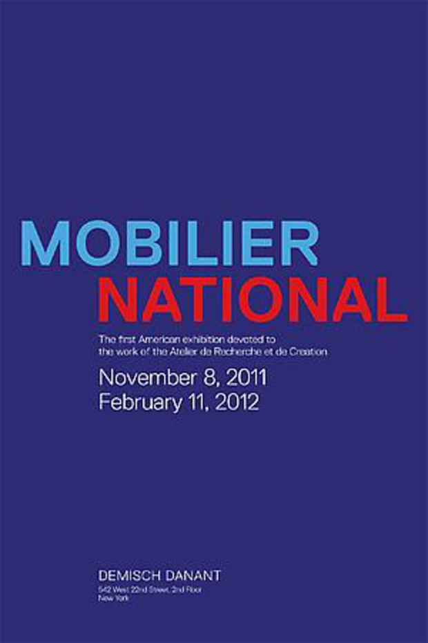 poster for "Mobilier National" Exhibition