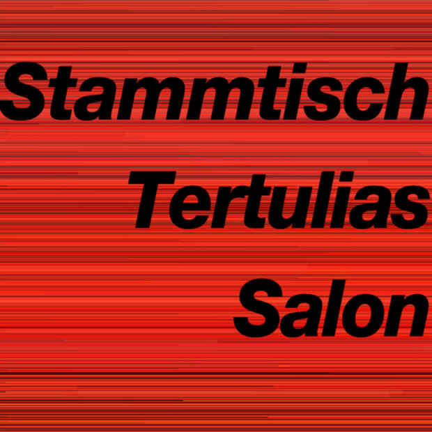 poster for Stammtisch / Tertulias /Salon "On Architecture and Publishing"