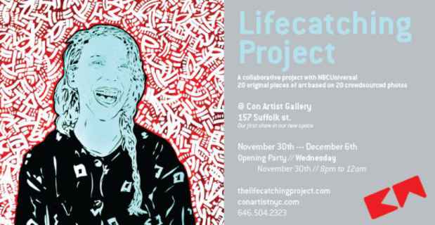 poster for "Lifecatching Project" Exhibition