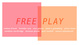 poster for "Free Play" Exhibition