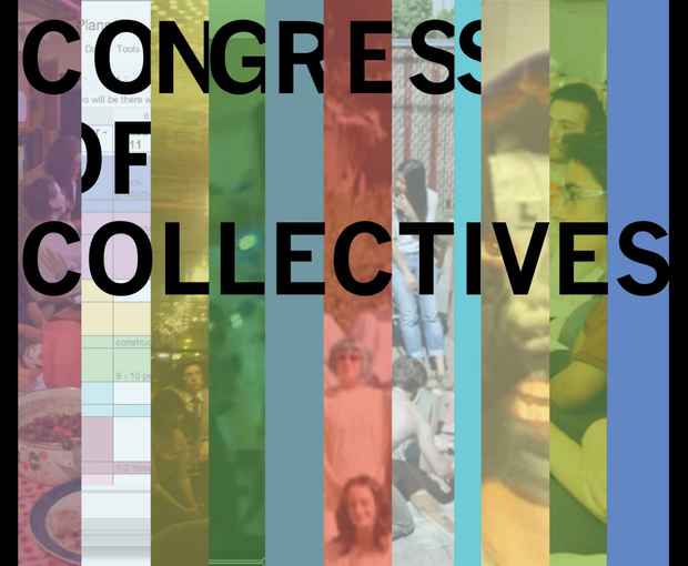poster for "Congress of Collectives" Exhibition