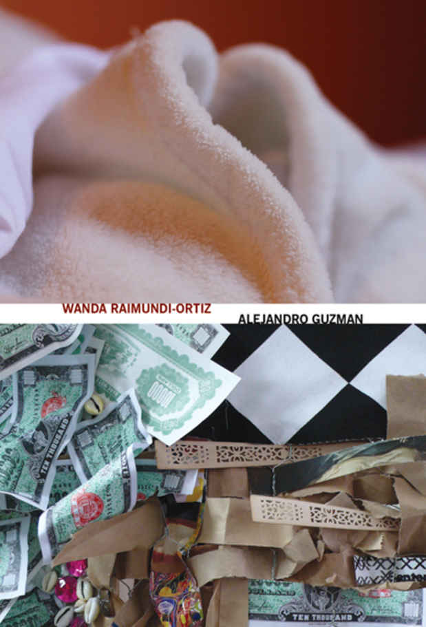 poster for Wanda Raimundi-Ortiz "HUSH"  and Alejandro Guzman "[ ... ] LIES THE TRUTH"