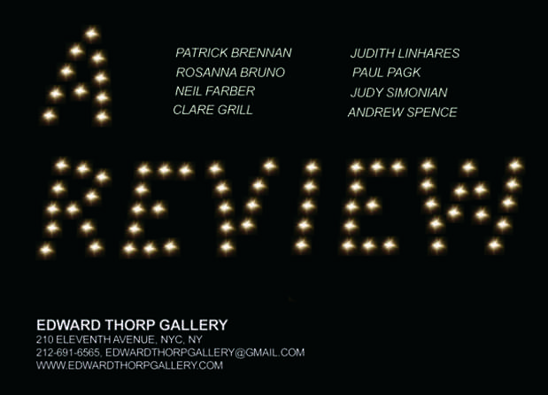 poster for "A Review" Exhibition