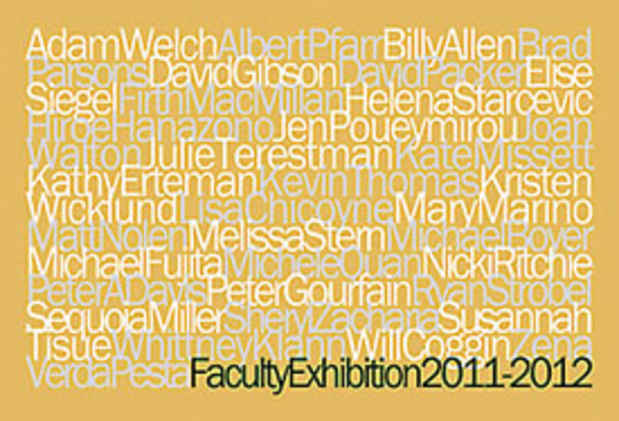 poster for "Faculty" Exhibition
