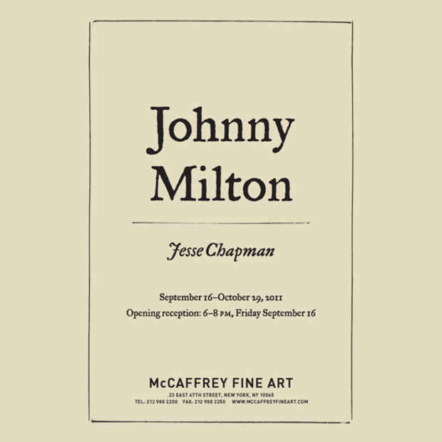 poster for Jesse Chapman "Johnny Milton"