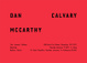 poster for Dan McCarthy "Calvary"