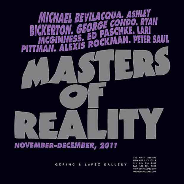 poster for "Masters of Reality" Exhibition