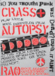 poster for "Crass: Selections from The Mott Collection" Exhibition