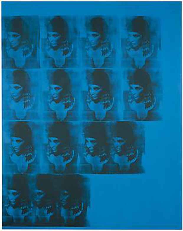 poster for Andy Warhol "Liz"