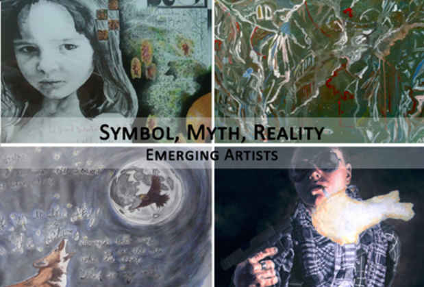 poster for "Symbol, Myth, Reality" Exhibition