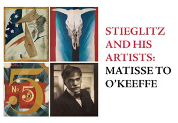 poster for "Stieglitz and His Artists: Matisse to O'Keeffe" Exhibition