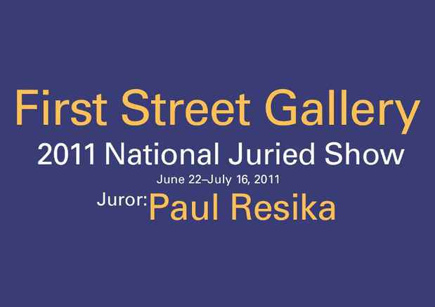 poster for "2011 National Juried Show" Exhibition