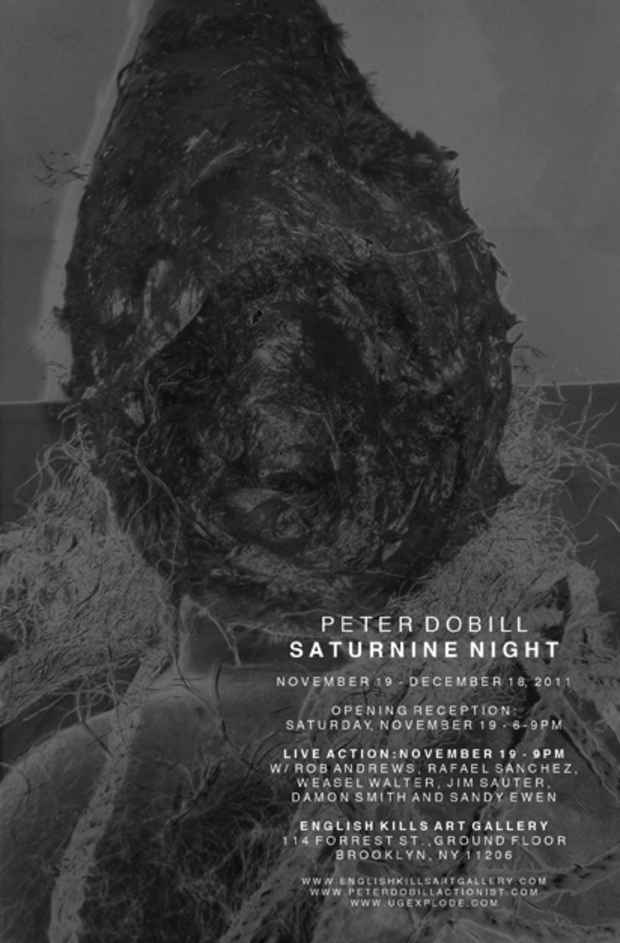 poster for Peter Dobill "Saturnine Night"